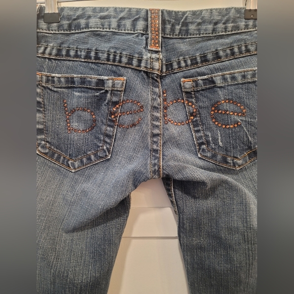 Bebe rhinestone jeans, size 25 - Picture 4 of 6